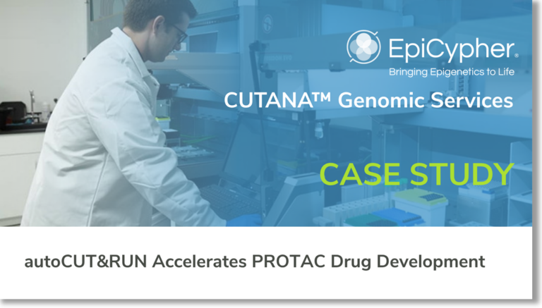 Case Study: autoCUT&RUN Accelerates PROTAC Drug Development